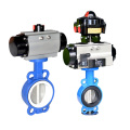 stationary concrete plant pneumatic butterfly valve